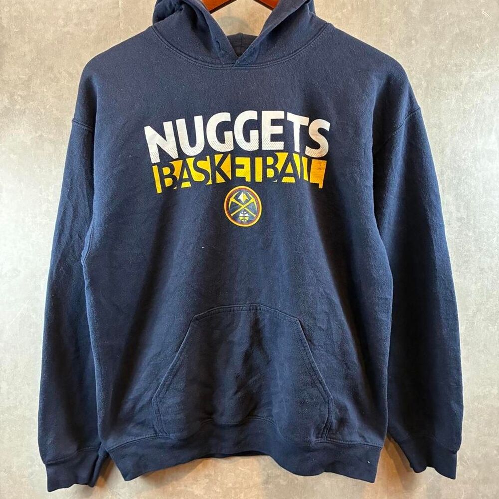Nba Men's Navy and Black Hoodie